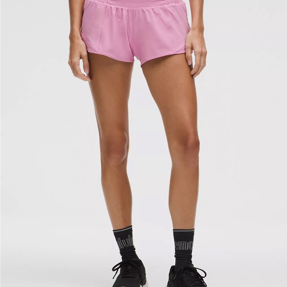Lululemon Bubblegum Pink Running Shorts
